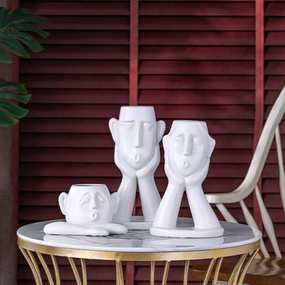 Face Vace | Sculptuur Bloemenvaas