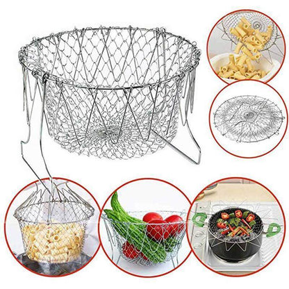 Chef Basket ｜Opvouwbare Multifunctionele Lek Mand