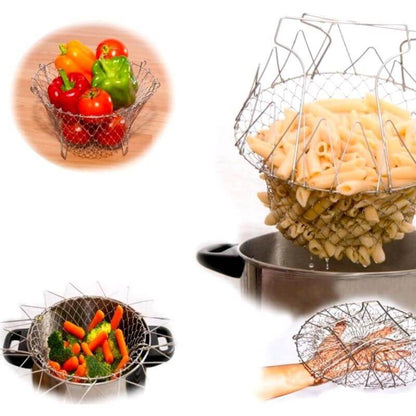 Chef Basket ｜Opvouwbare Multifunctionele Lek Mand